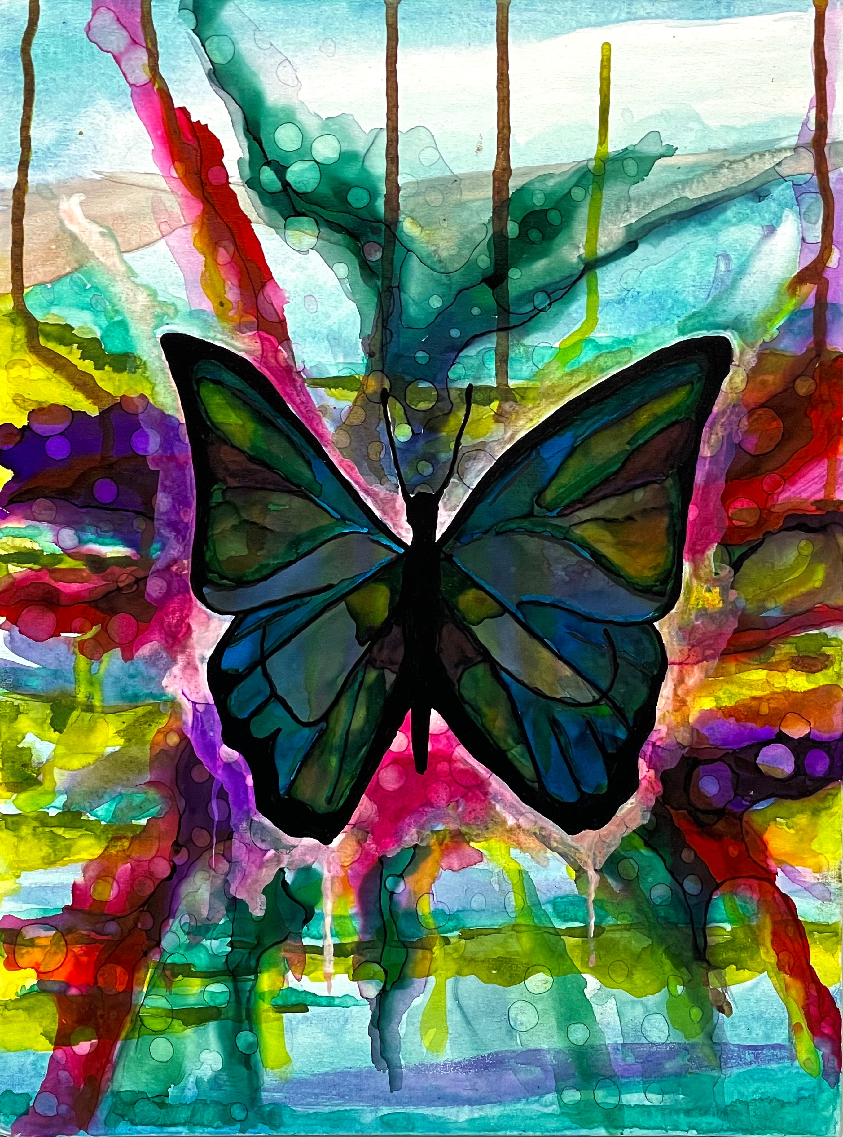 Stained Glass Butterfly