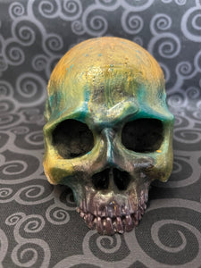 Yellow, Blue, Purple Skull