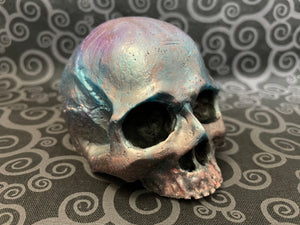 Purple, Blue and Grey Skull